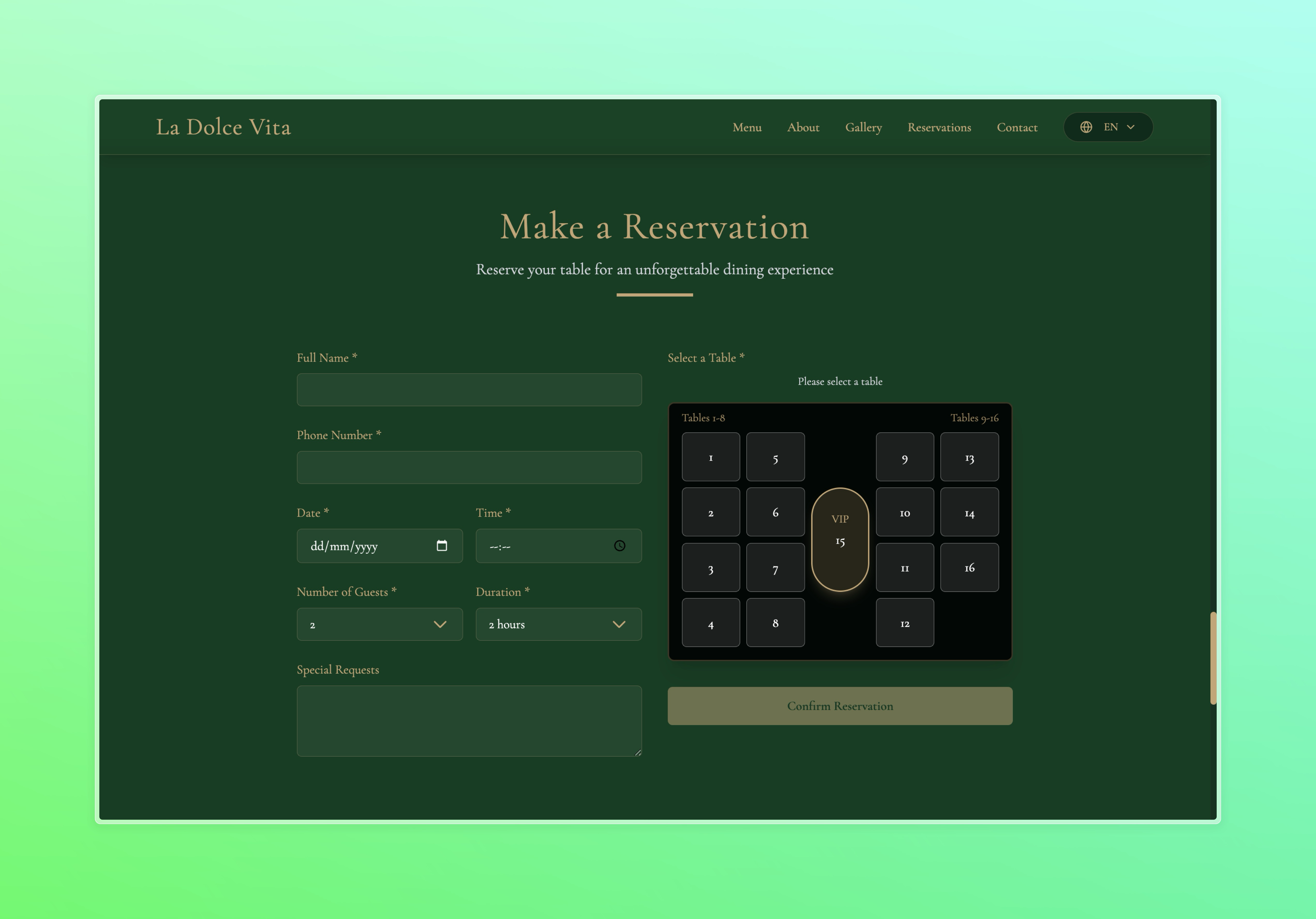 La Dolce Vita - Modern Restaurant Platform image 2