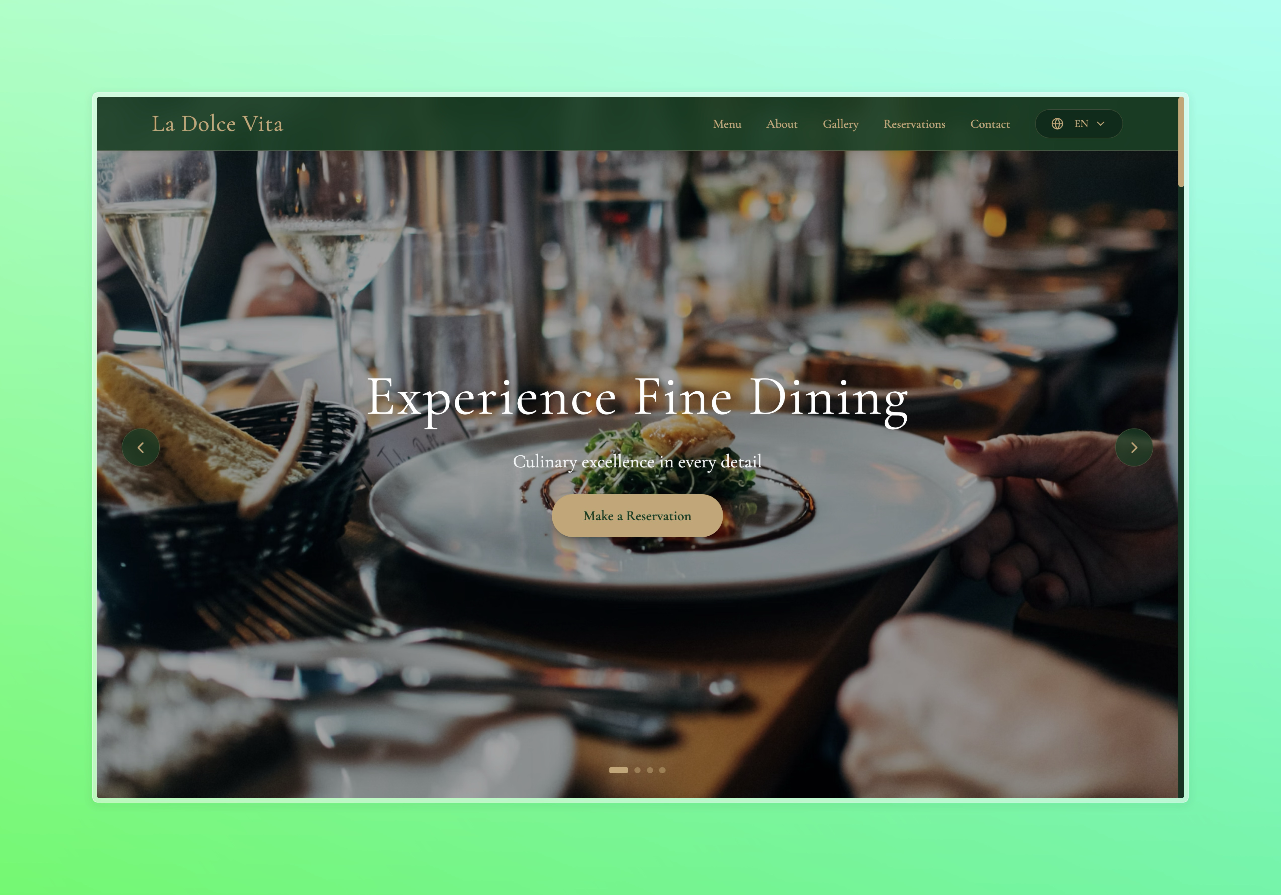 La Dolce Vita - Modern Restaurant Platform